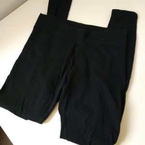 Basic Black Cotton Leggings